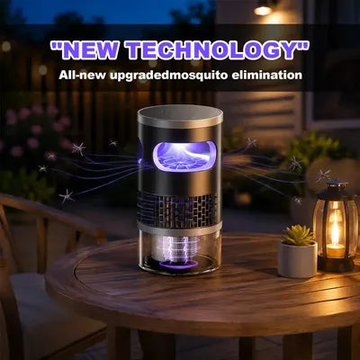 Indoor Insect Trap with Light and Suction Non Zapper Flying Bug Catcher for Mosquitoes Fruit Flies Gnats and Moths
